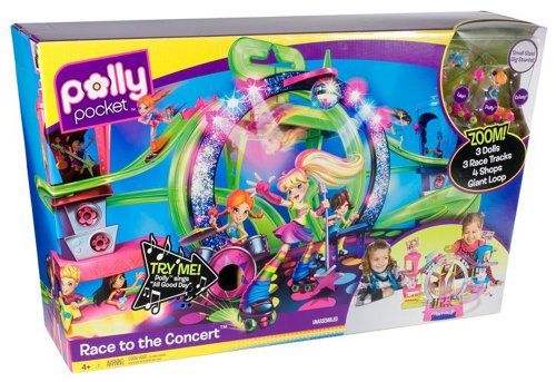 polly pocket race