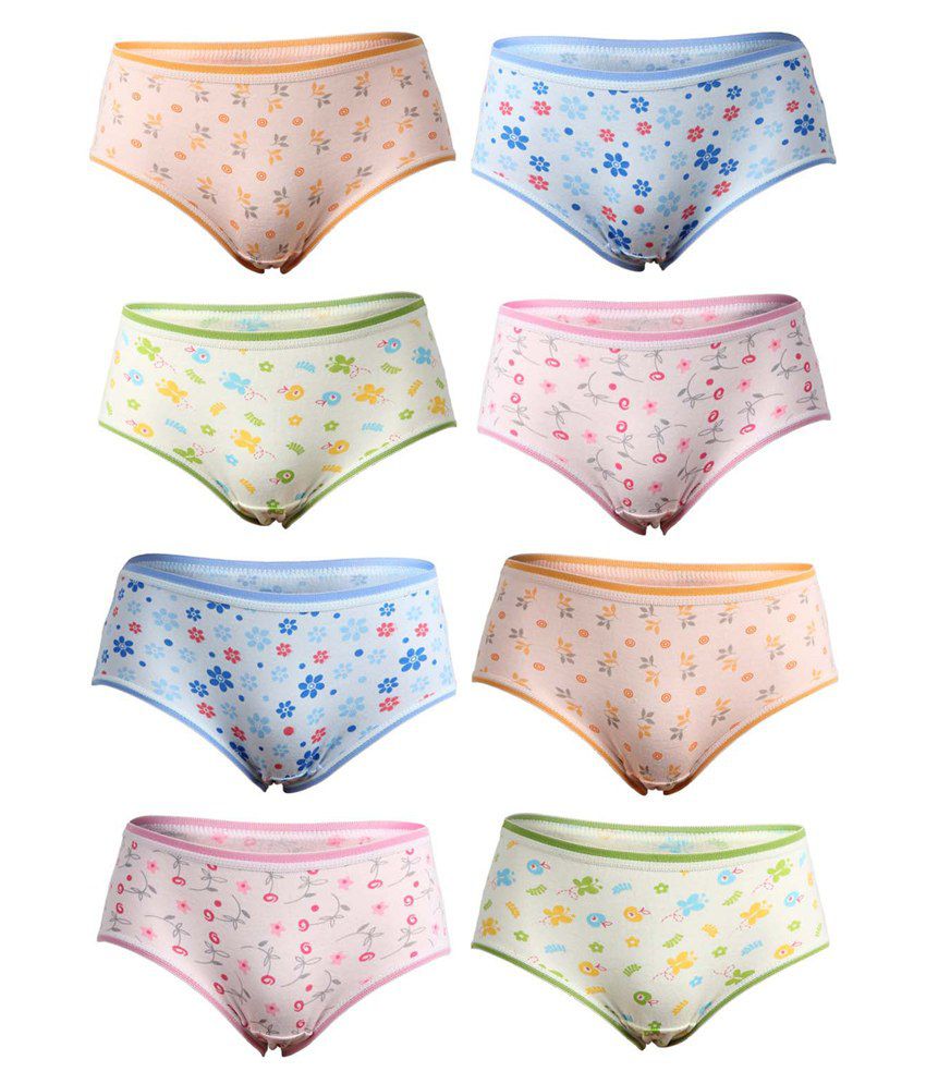     			BODYCARE Multicolor Girls Panty Pack of 8