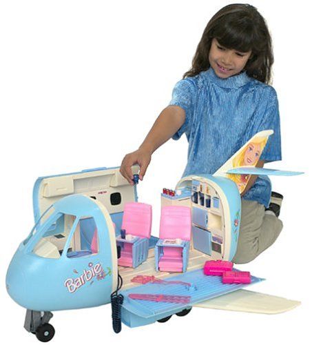 cheap barbie airplane