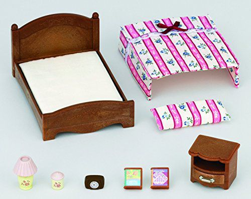 Two Bed Sets Together Suite Bed and Semi-Double Bed Sets Sylvanian Families 