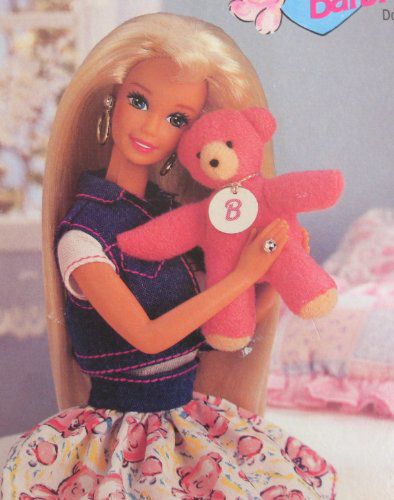 teddy bear barbie doll