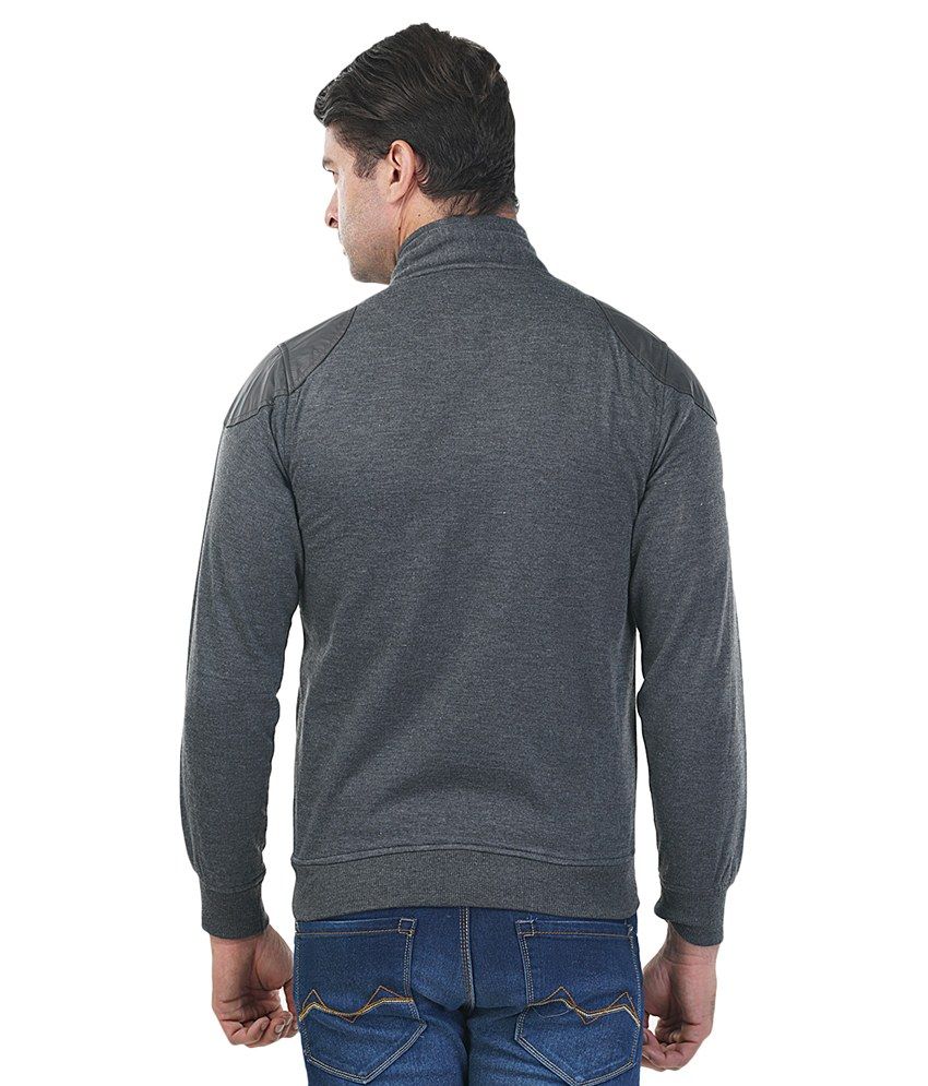 stand collar sweatshirt