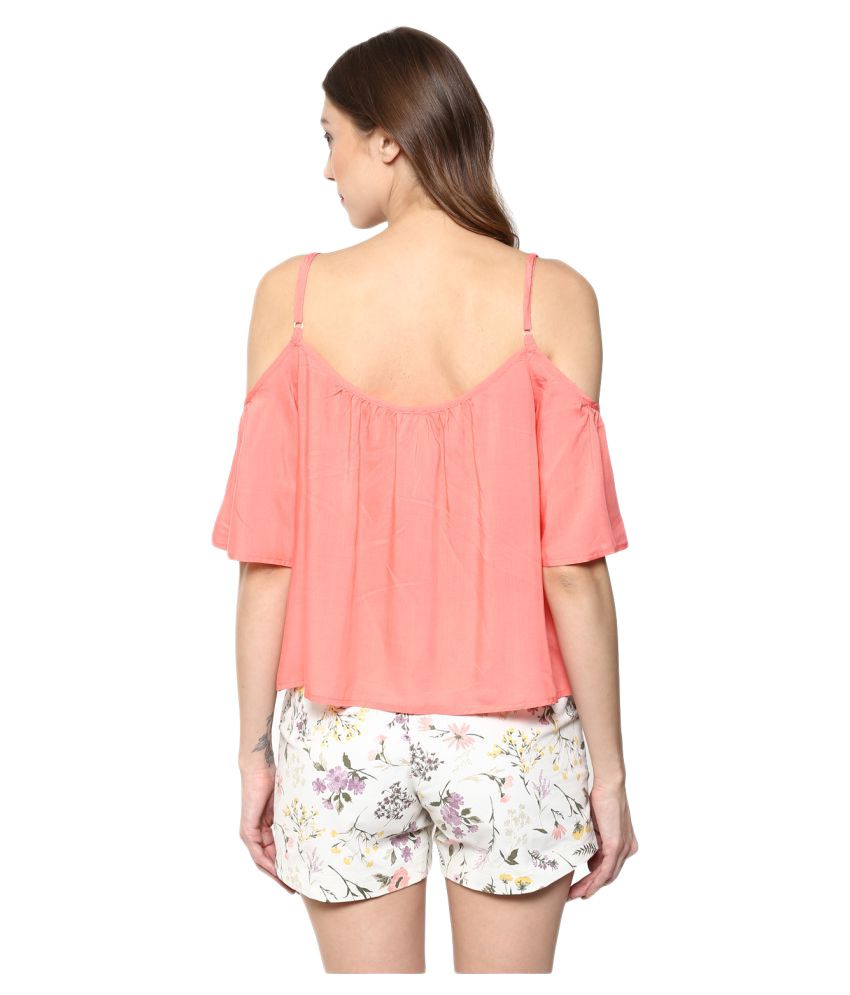 ladies coral tops