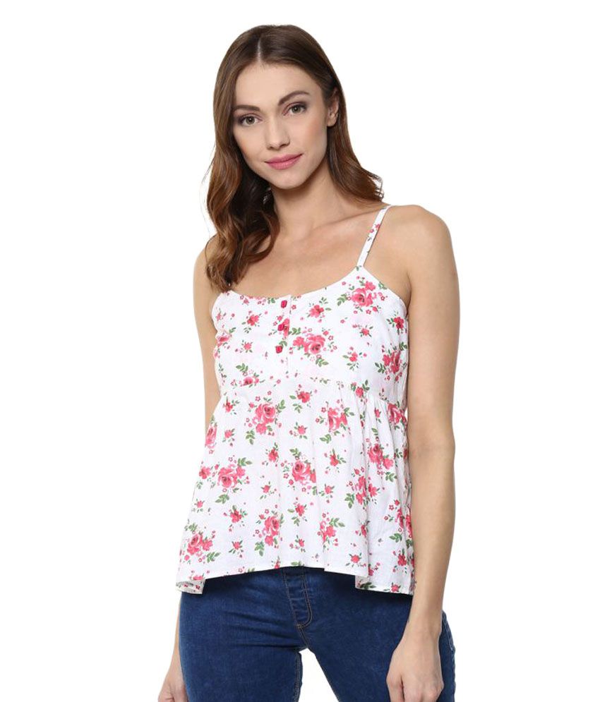 Stylebay White Printed Cami Top - Buy Stylebay White Printed Cami Top ...