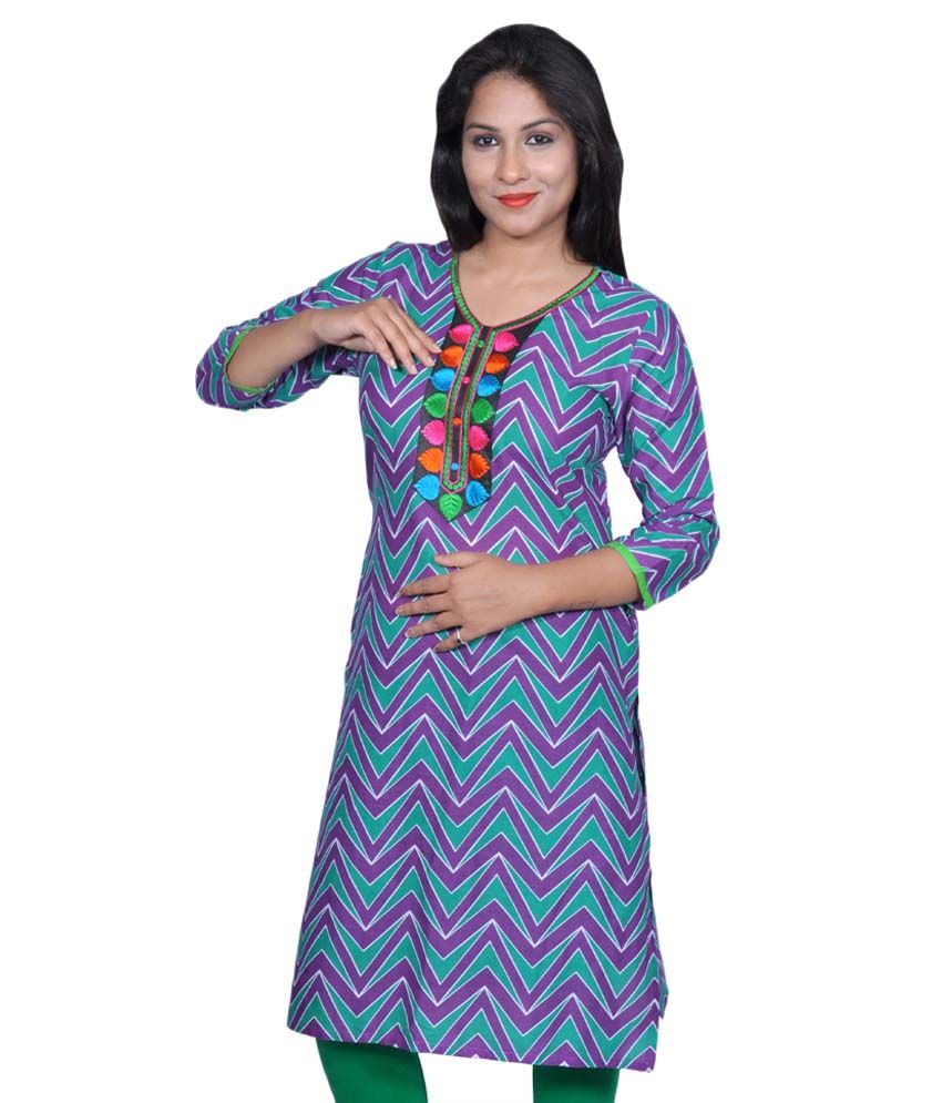 colour combination with purple kurti