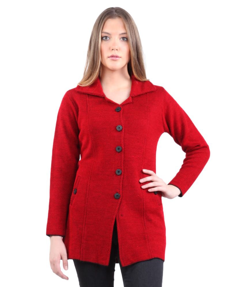 Buy Montrex Red Woollen Coats Online at Best Prices in India - Snapdeal