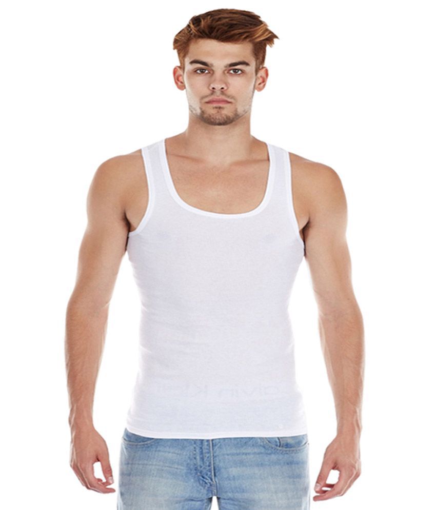 Saadgi Collections White Cotton Vests - Pack Of 3 - Buy Saadgi ...