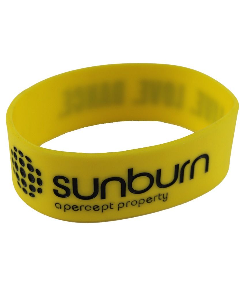 House Mafia Beast Mode Sunburn Green Sunburn Yellow Wristband