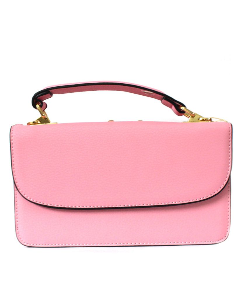 ColorsInc Pink Sling Bag - Buy ColorsInc Pink Sling Bag Online at Best ...
