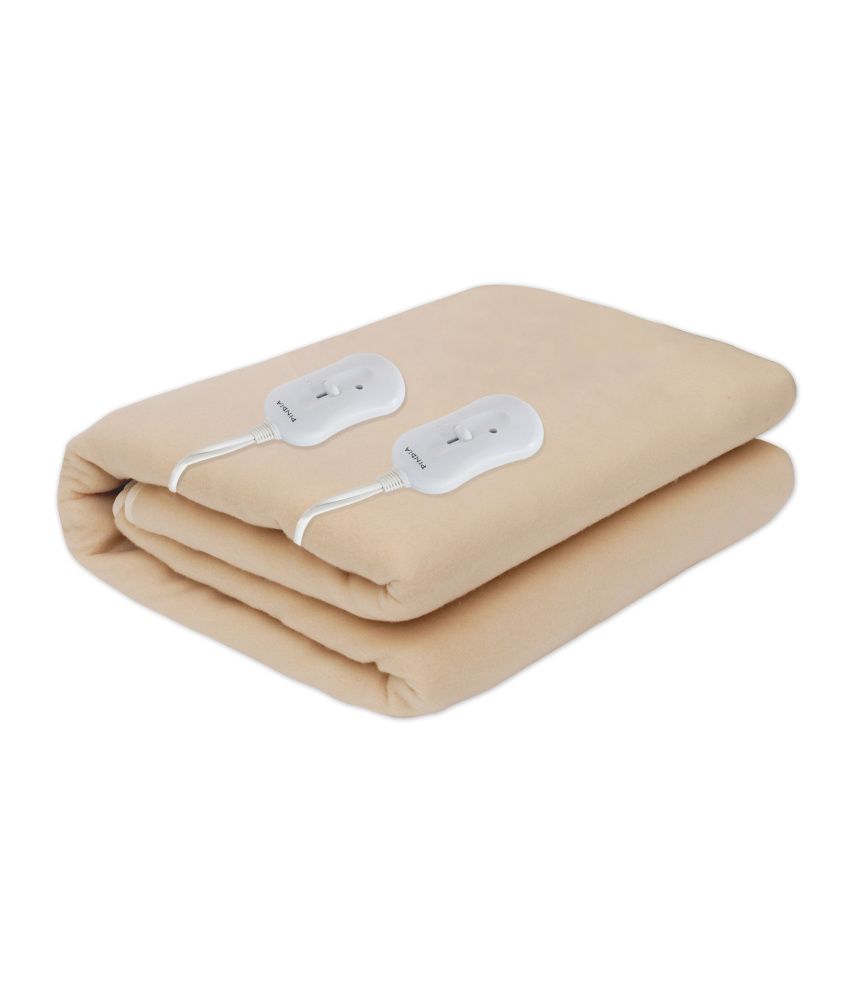 Pindia Double Bed Heating Electric Blanket with Two Controller Polar