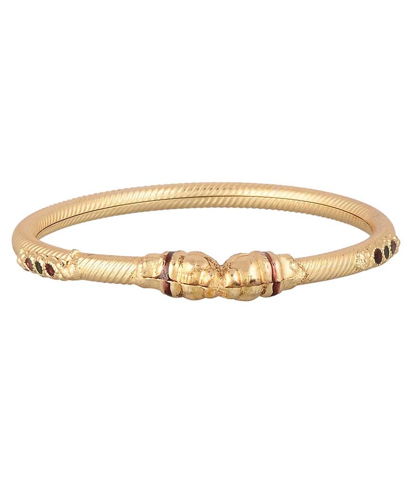 Priyassi Alloy Golden Bangle Set: Buy Priyassi Alloy Golden Bangle Set ...