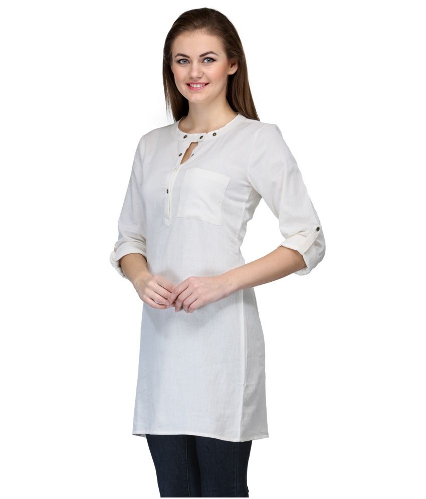 white linen tunics