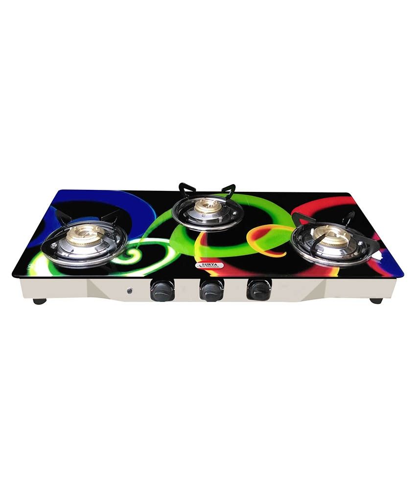 surya aksh 409 3 Burner Automatic Price in India Buy surya aksh 409 3