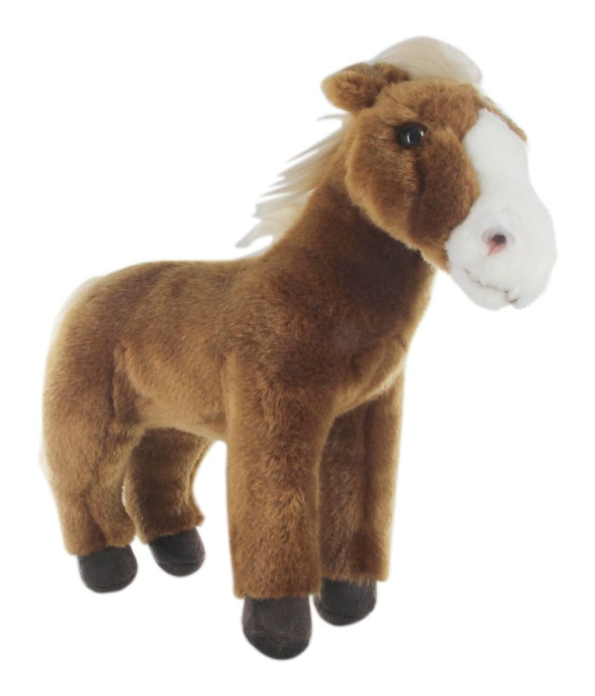 white horse soft toy