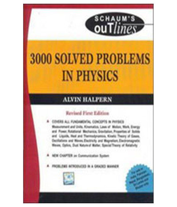 schaum's outlines 3000 solved problems in physics