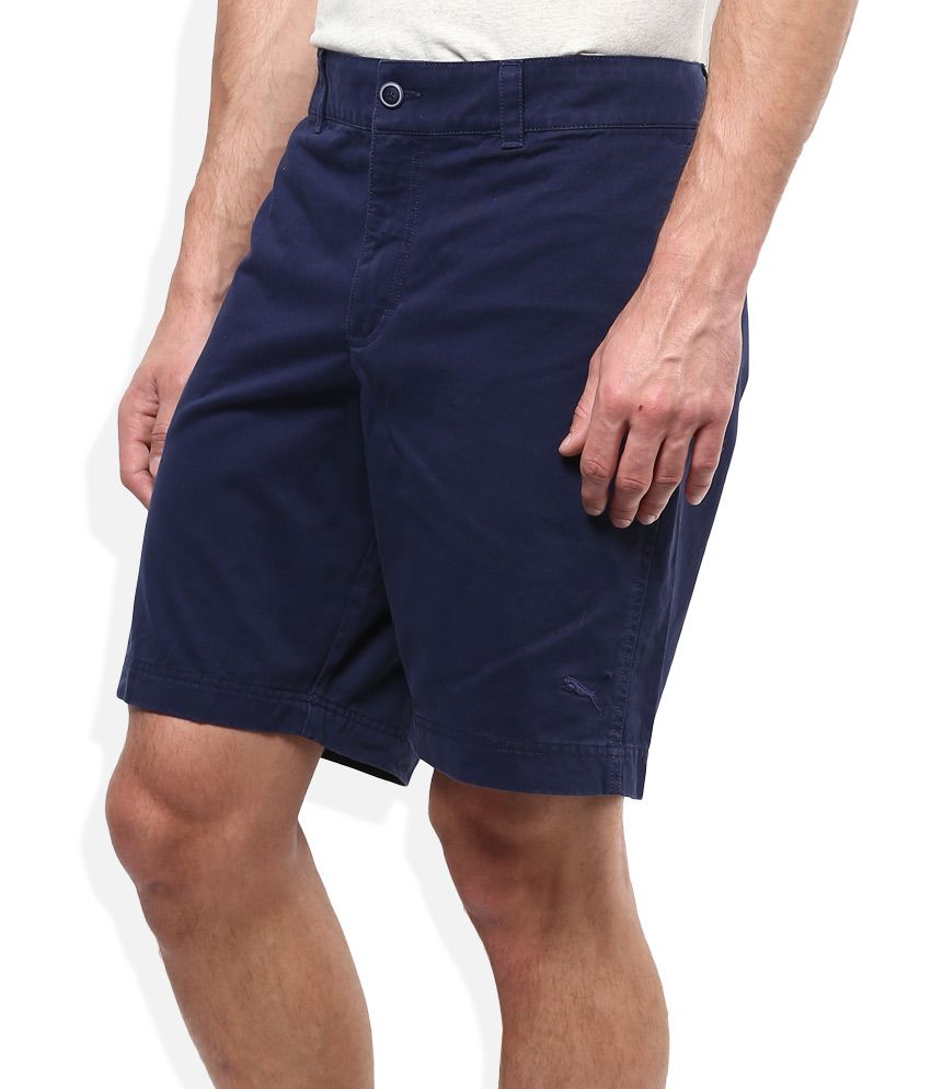 puma navy blue shorts