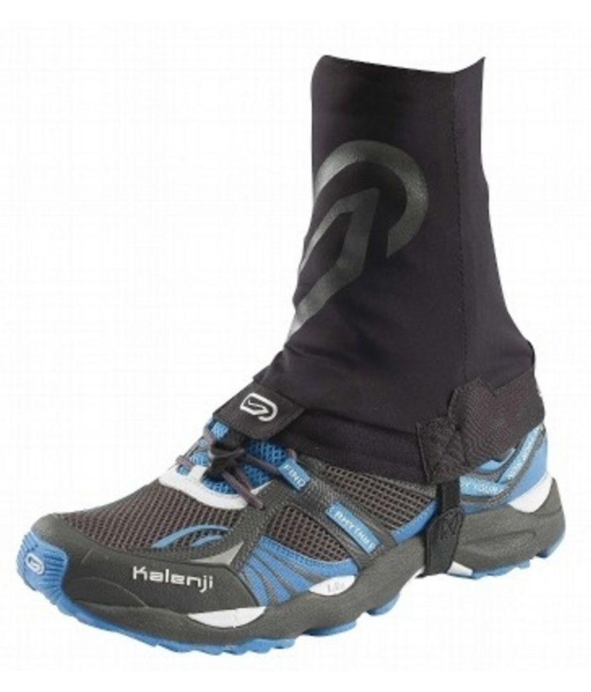 KALENJI Trail Running Gaiter Black Buy KALENJI Trail Running Gaiter