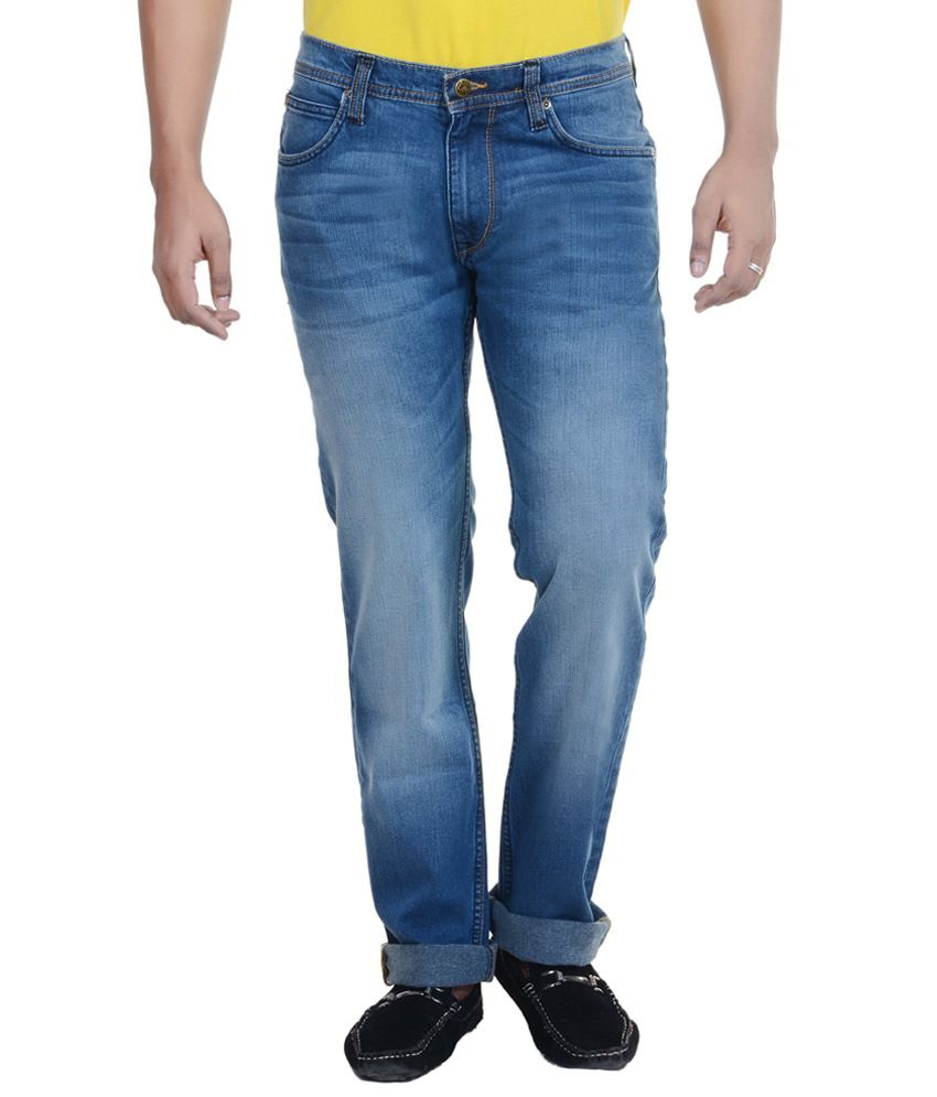 Lee Faded Blue Jeans - Buy Lee Faded Blue Jeans Online at Best Prices ...