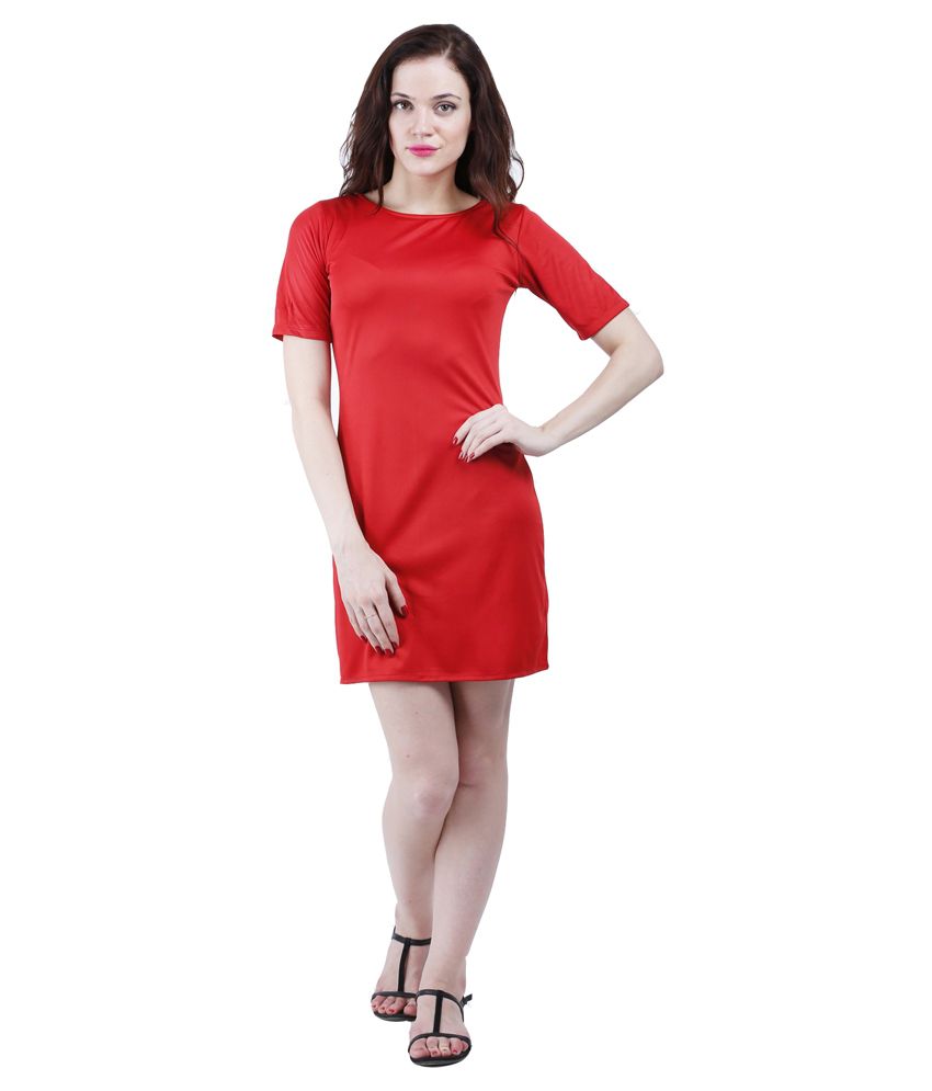 BD Fashion Red Others A Line Dress - Buy BD Fashion Red Others A Line ...