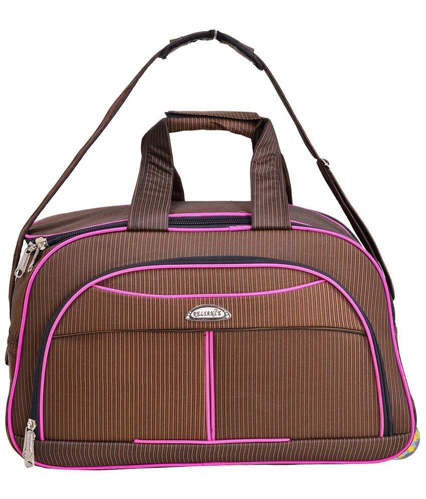 Download Reliance Brown Polyester Duffle Bag - Buy Reliance Brown ...