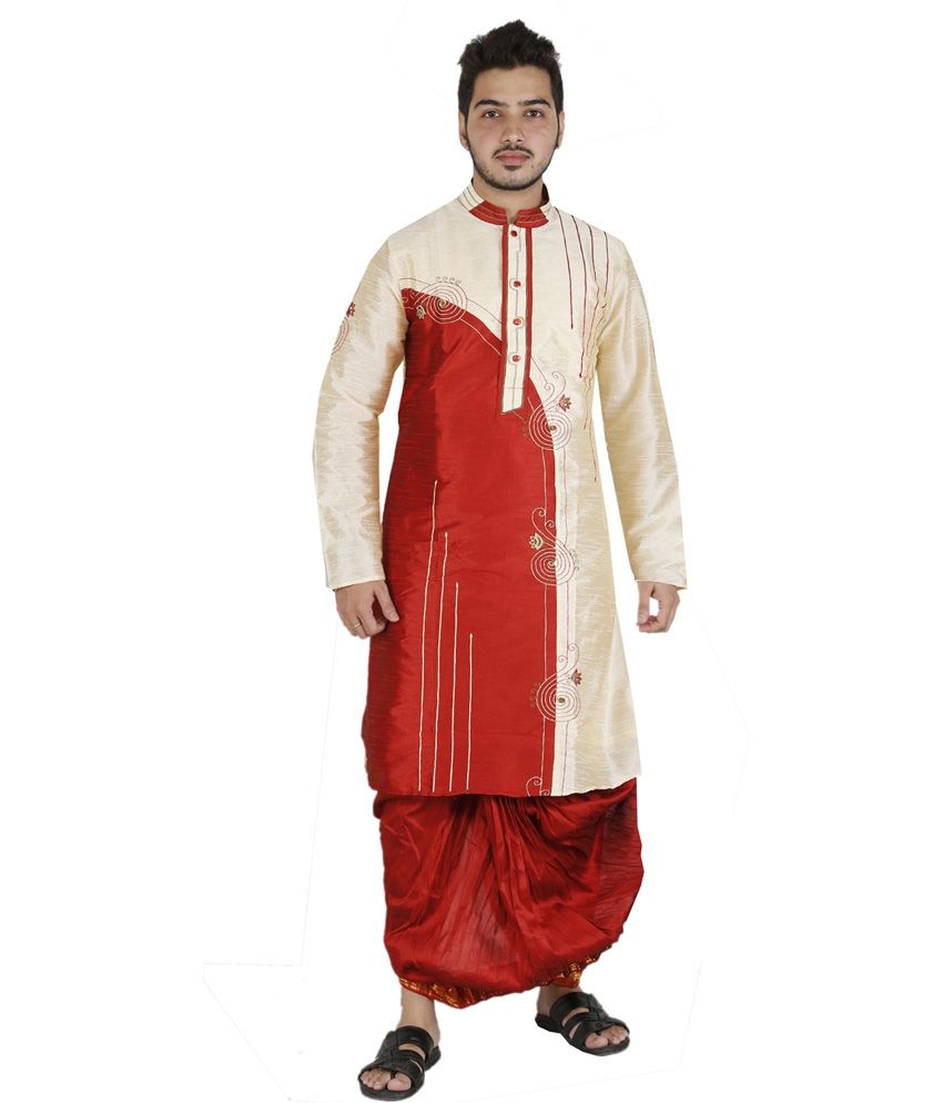 dhoti kurta for puja