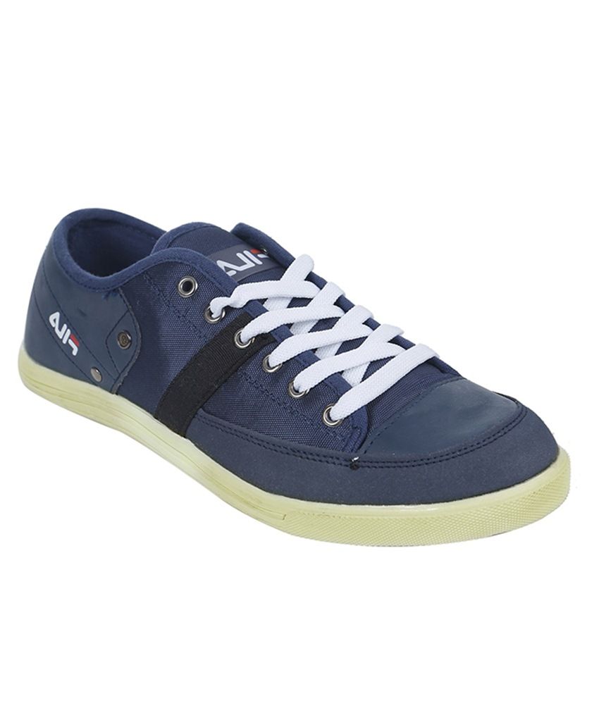 all blue fila shoes