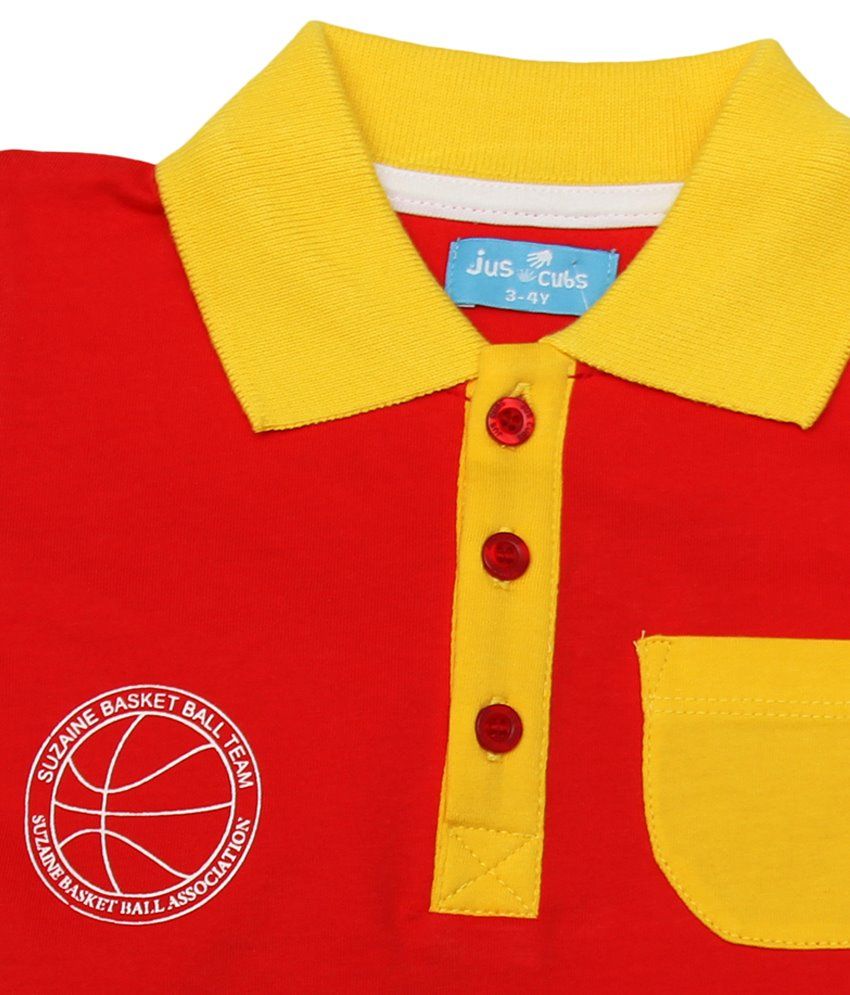 red and yellow polo