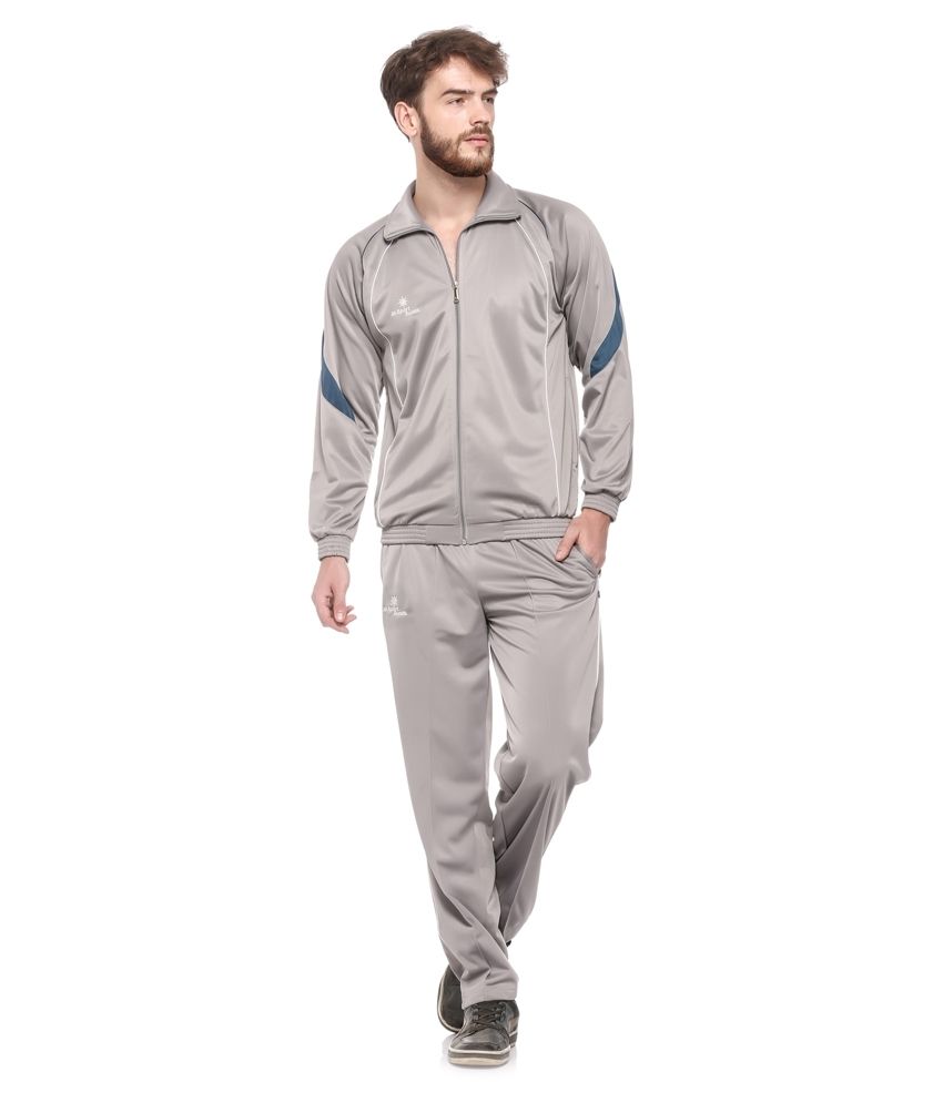 baggy grey tracksuit