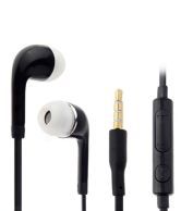 SG SG 1118 Earbuds Wired Earphones With Mic Black