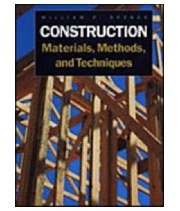 Construction Materials, Methods, And Techniques, 3Rd Edition Buy