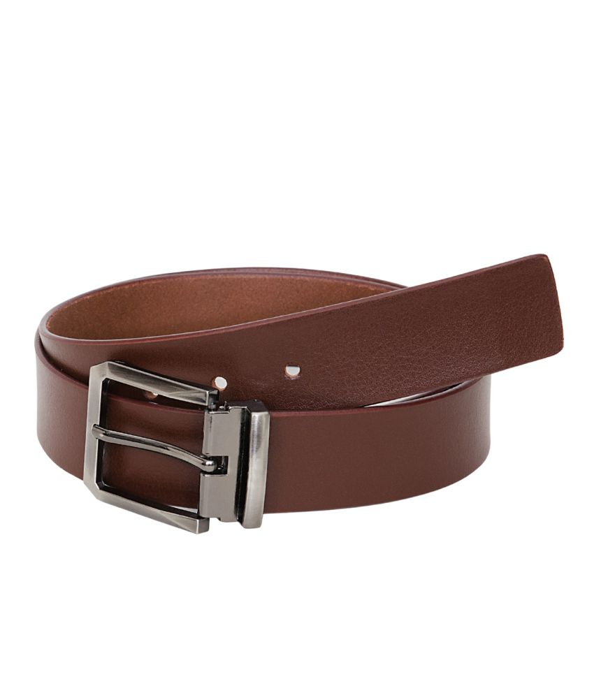 Hornbull Maroon Leather Formal Belts: Buy Online at Low Price in India ...