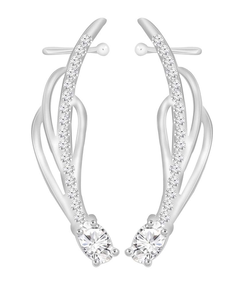 Clara 92.5 Silver Ear Cuff Earrings available at SnapDeal for Rs.1313