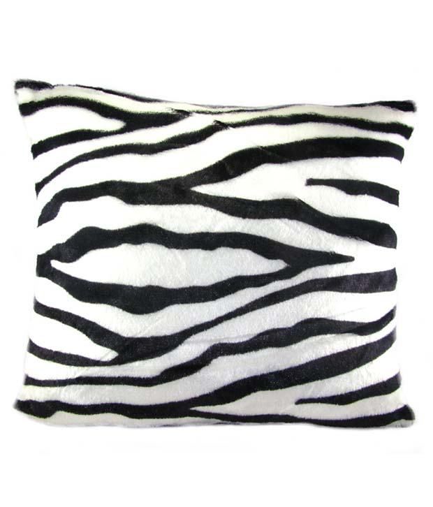     			Tickles White,Black Zebra Pattern Cushion Stuffed Soft Plush Toy Love Girl 38 cm (Made in India)