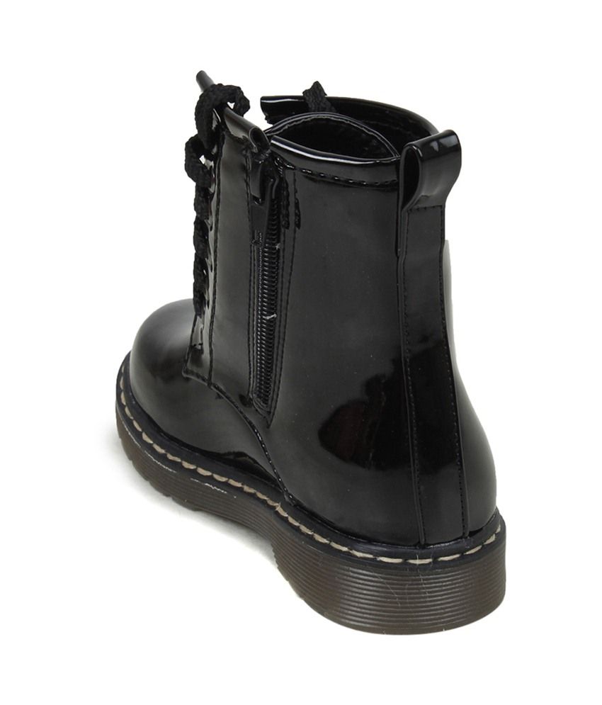 black zebra boots