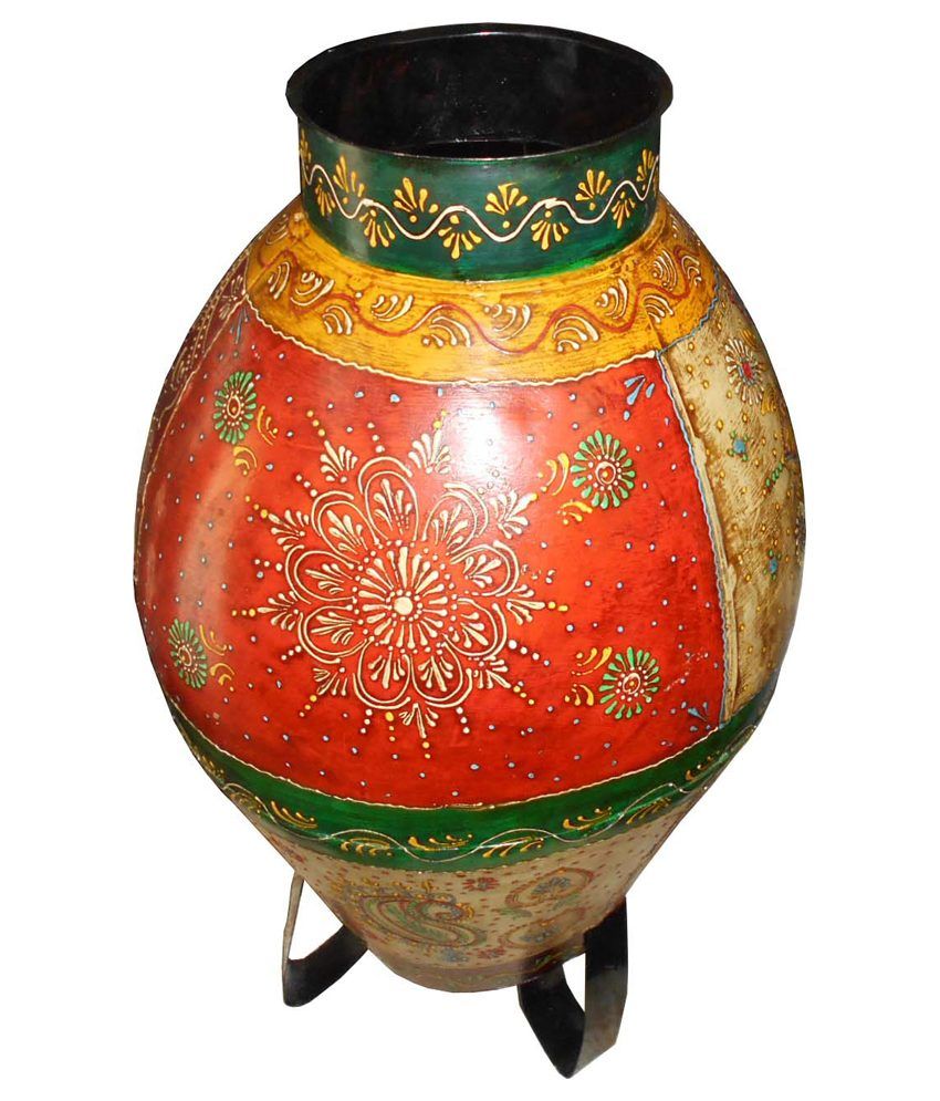 MCB Rajasthani Painted Decorative Pot Buy MCB Rajasthani Painted Decorative Pot at Best Price