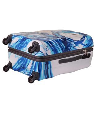 skybags trolley blue and white