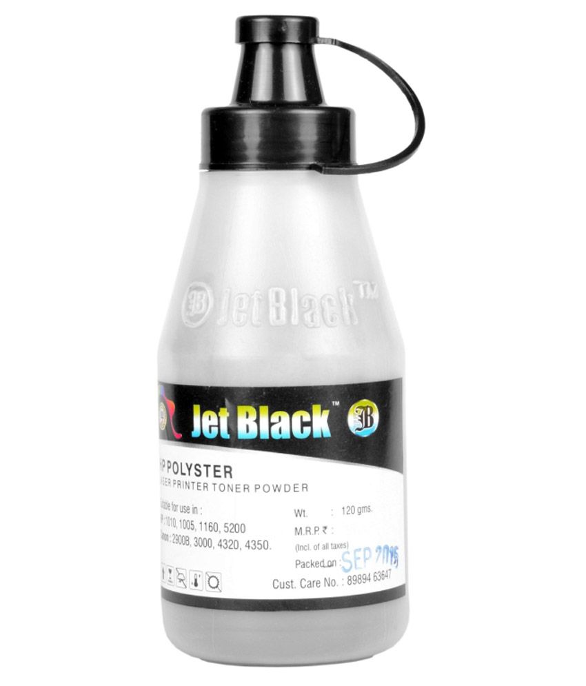 Jet Black Hp Polyster Laser Printer Toner Powder(120 Ml) Buy Jet