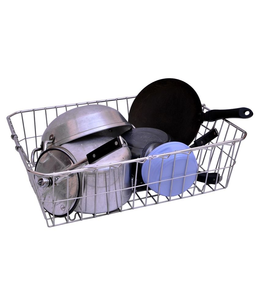 Buy Zecado Utensil Basket (22" x 17" x 8" inches) Stainless Steel