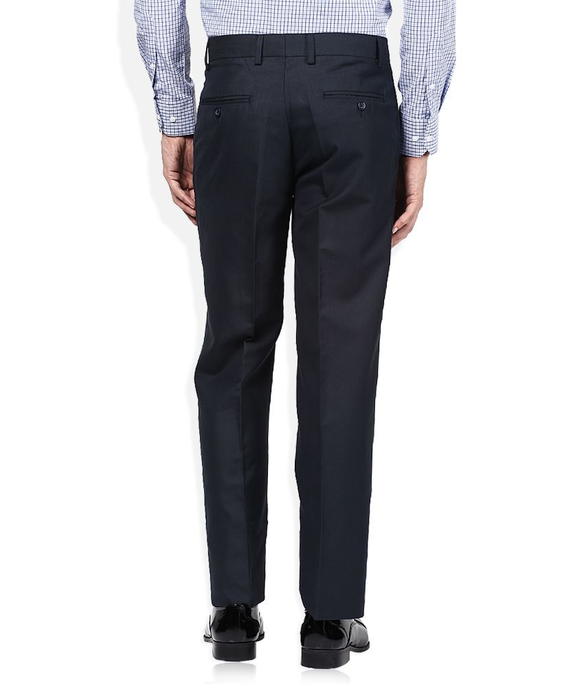 John Players Navy Formal Trouser - Buy John Players Navy Formal Trouser Online at Low Price in 