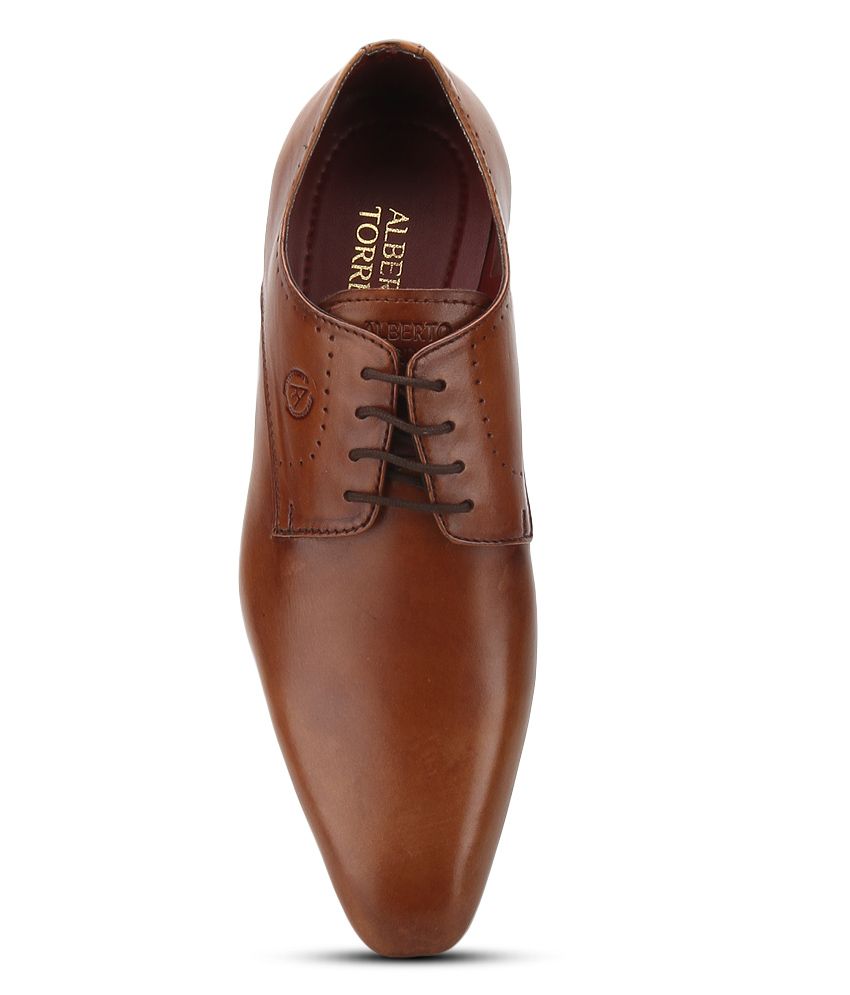 alberto torresi tan formal shoes