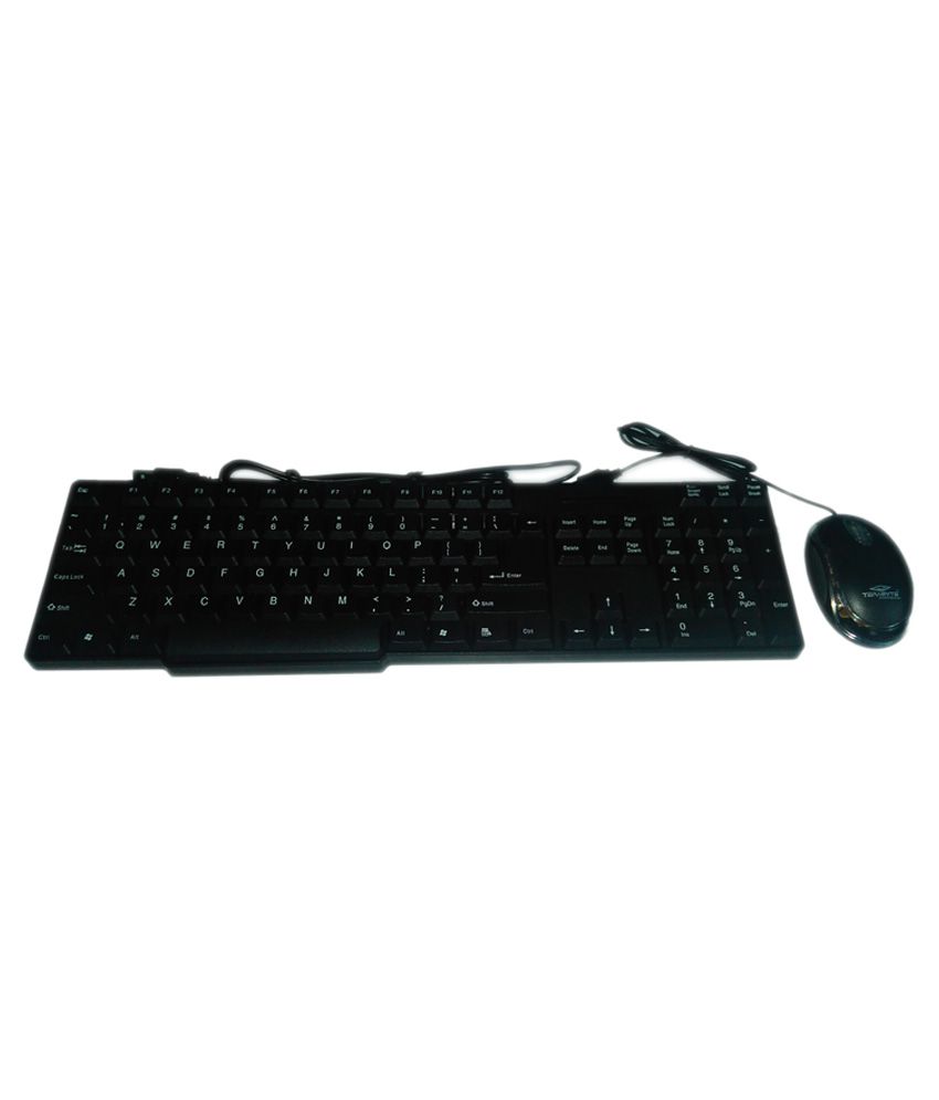     			Terabyte black USB Keyboard & Mouse Combo With Wire