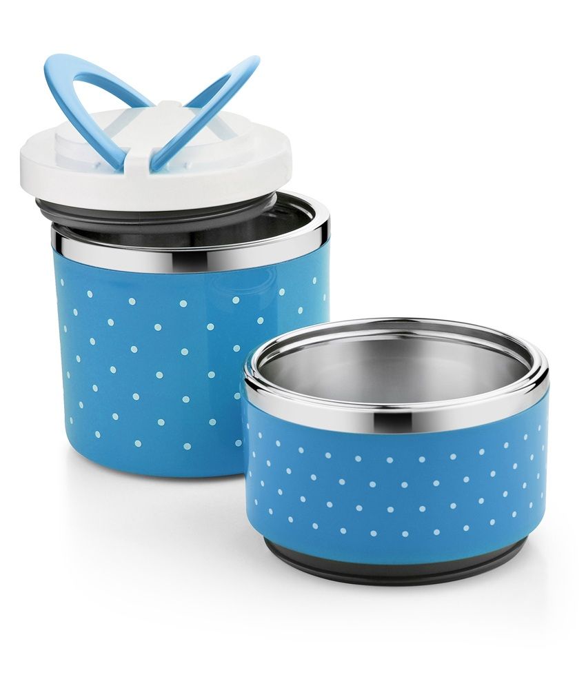 Classic Essentials Stainless Steel 2 Layer Insulated Lunch Box