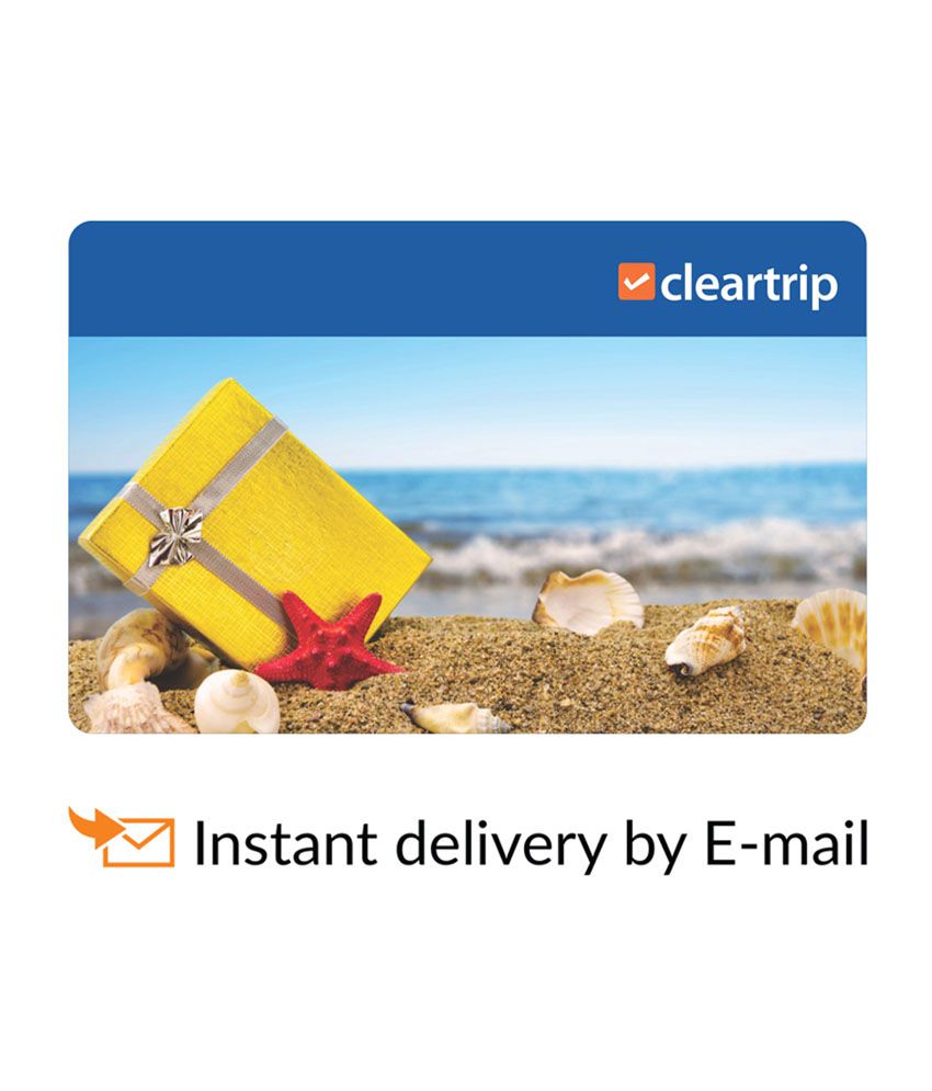 For 800/-(20% Off) Cleartrip E-Gift Card at Snapdeal