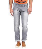 Wrangler Grey Slim Fit Jeans