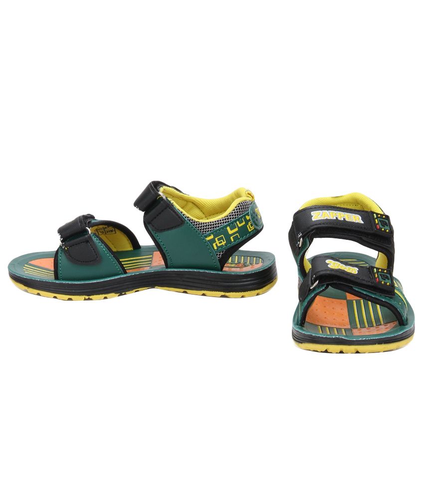 G&amp;D Lightweight Green Floater Sandals For Kids Price in