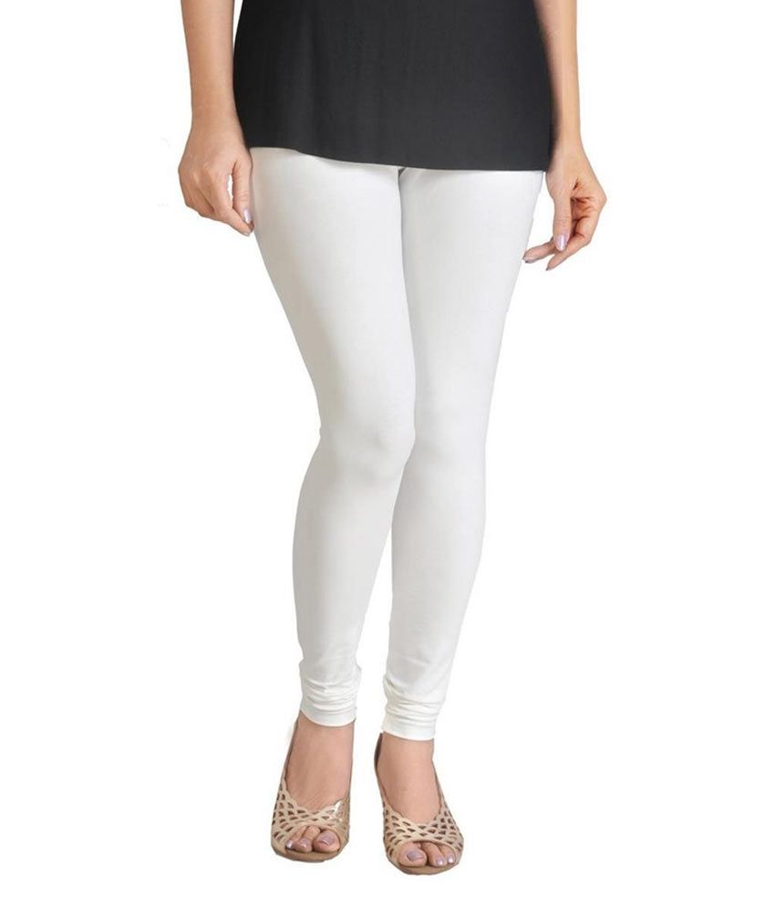 Neha Enterprises White Woolen Leggings 