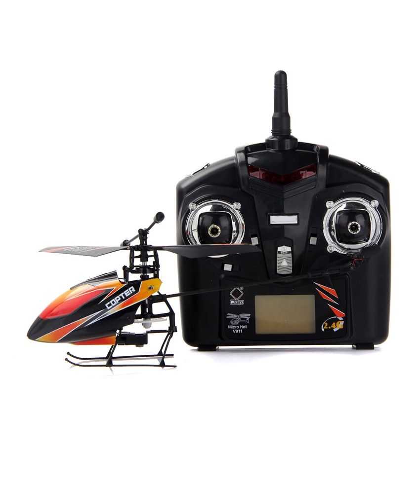 WLtoys V911 4 Channel RC Helicopter 2.4 Ghz With Gyro Fixed Pitch