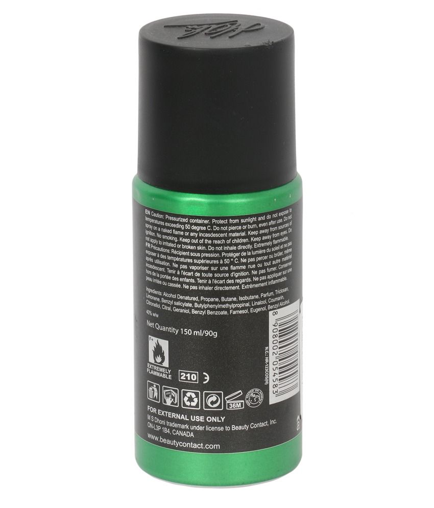 7 By M S Dhoni Connect Deodorant Spray 150ml Buy 7 By M S Dhoni