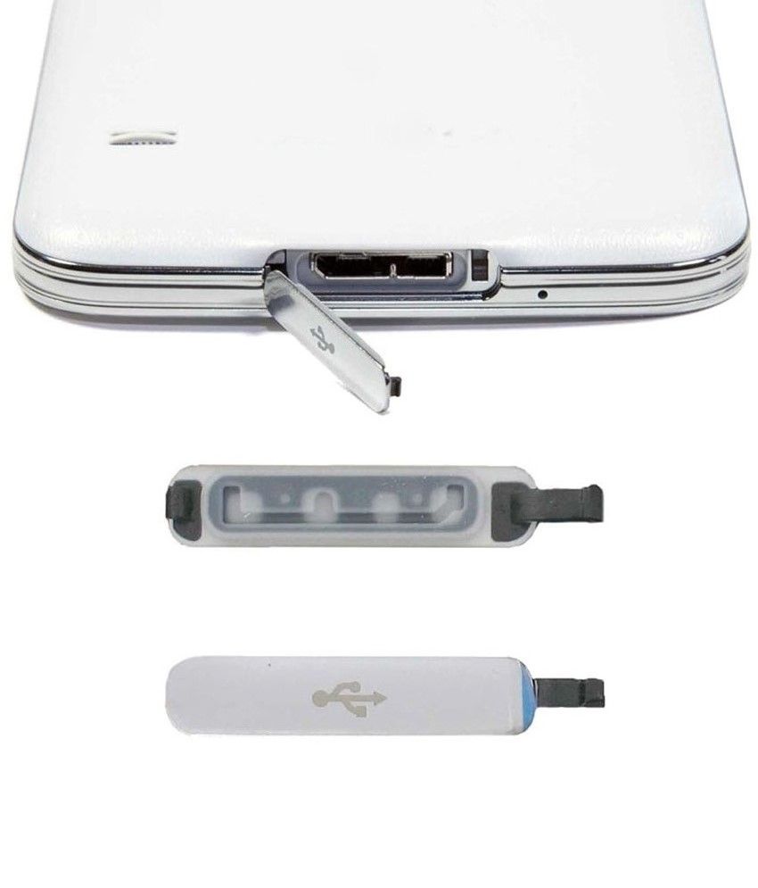 Norby Replacement Usb Or Charging Port Cover Flap For Samsung Galaxy S5 Silver Mobile Spare Parts Online At Low Prices Snapdeal India