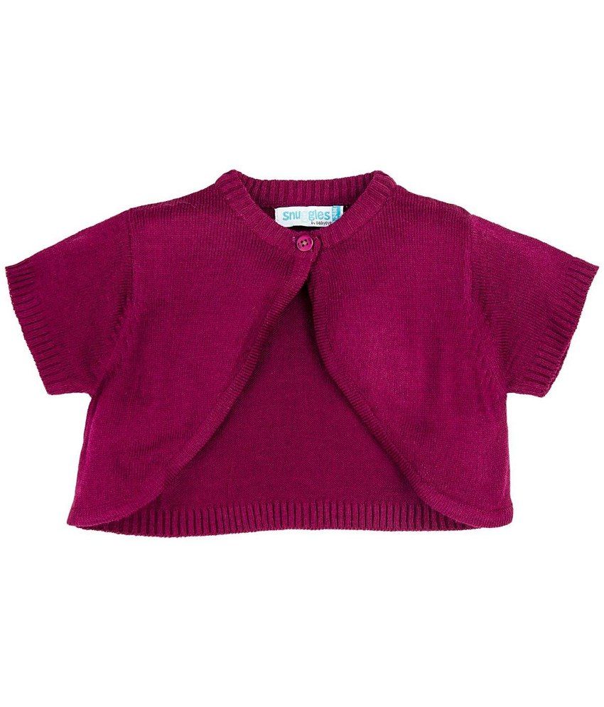 Snuggles Purple Solid Sweater Shrug Buy Snuggles Purple Solid Sweater Shrug Online at Low